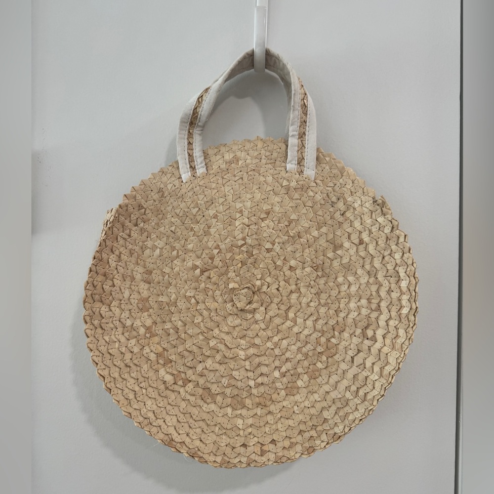 BEACHGOLD Round Woven Tote